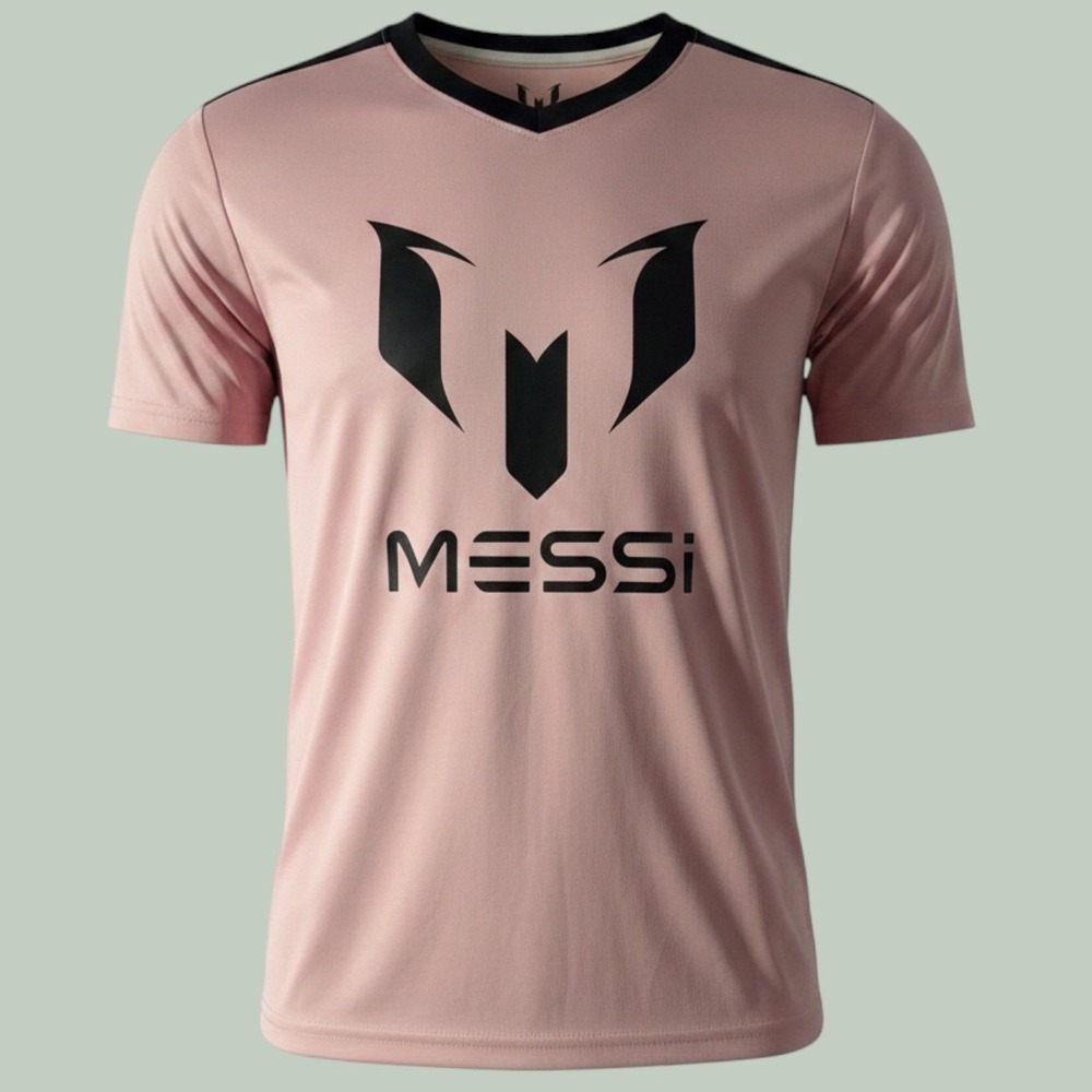 Messi‎ Collection Inter Miami Inspired Pink Soccer Jersey Shirt Size XL TG EG 10